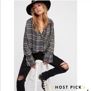 Free People Fearless Love pullover tunic top